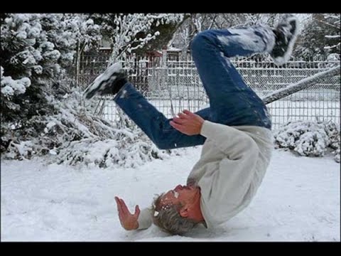 winter insurance claims man falling on ice